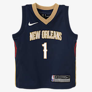 Mono Nike para bebé de la NBA de Zion Williamson de los New Orleans Pelicans Icon Edition