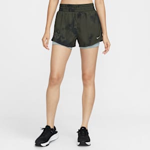 Nike One Women's Dri-FIT High-Waisted 8cm (approx.) 2-in-1 Shorts