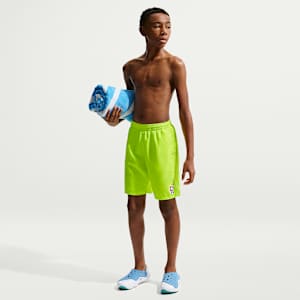 나이키 스윔 브레이커 주니어(남아) 7인치 브리프 라인드 발리 쇼츠