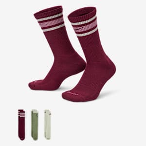 Nike Everyday Plus Cushioned Crew Socks (3 Pairs)