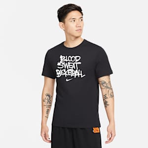 เสื้อยืดบาสเก็ตบอลผู้ชาย Nike Dri-FIT “Blood, Sweat, Basketball”