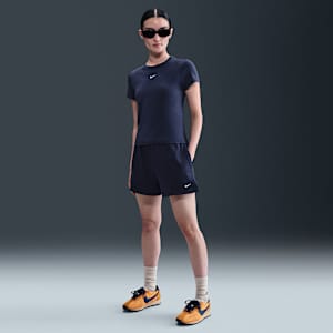 Shorts de French Terry de tiro medio de 10 cm para mujer Nike Sportswear Chill Terry