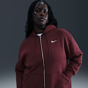 Sudadera con gorro con cierre completo oversized para mujer Nike Sportswear Phoenix Fleece (talla grande)