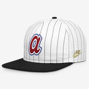 Gorra Nike de la MLB ajustable para hombre Atlanta Braves Pro