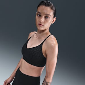 Nike Indy Women's Light-Support Printed Padded Adjustable Sports Bra