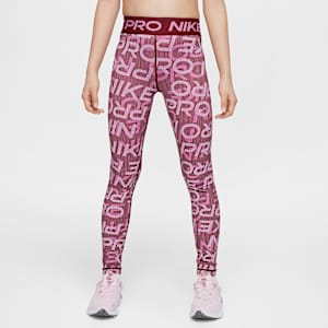 Leggings Dri-FIT de tiro medio para niña talla grande Nike Pro