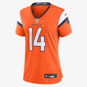 Jersey de fútbol americano Nike de la NFL Game para mujer Courtland Sutton Denver Broncos