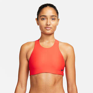 Top de bikini para mujer Nike Hydralock Fusion