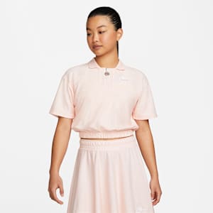 Nike Air 女款網眼布有領衫