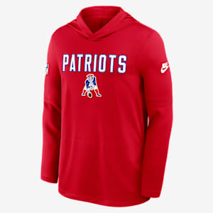 New England Patriots Pass Accuracy Men's Nike Dri-FIT NFL Long-Sleeve Hooded Top