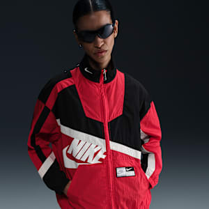 Chamarra de tejido Woven oversized para mujer Nike Sportswear