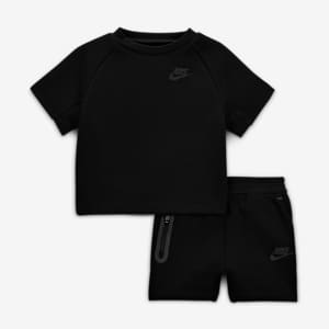 Nike Baby Tech Fleece T-Shirt and Shorts Set