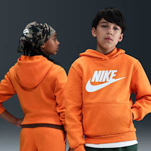 Sudadera con gorro para niños talla grande Nike Sportswear Club Fleece