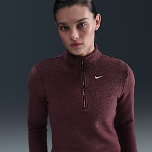 Nike Sportswear Phoenix Plush Women's Slim Long-Sleeve Cosy Fleece 1/2-Zip Top
