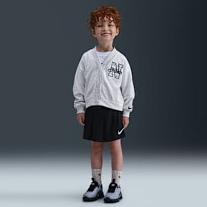 Conjunto de skort de dos piezas para niños talla pequeña Nike Varsity Prep