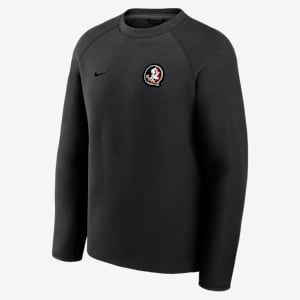 Sudadera de cuello redondo sin cierre universitaria Nike para hombre Florida State Tech Fleece