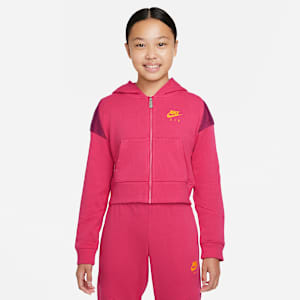 Nike Air Older Kids' (Girls') French Terry Full-Zip Hoodie