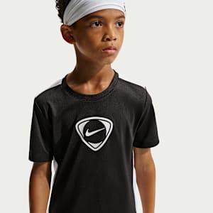 Nike Academy+ Older Kids' Dri-FIT Short-Sleeve Football Top