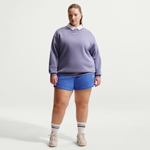 Shorts de tiro medio de 10 cm para mujer (talla grande) Nike Sportswear Phoenix Fleece