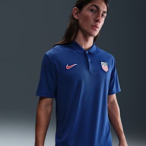 Polo de fútbol Nike Dri-FIT para hombre de la selección nacional de fútbol masculino de Estados Unidos Victory.
