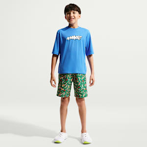 나이키 스윔 브레이커 주니어(남아) 7인치 브리프 라인드 발리 쇼츠