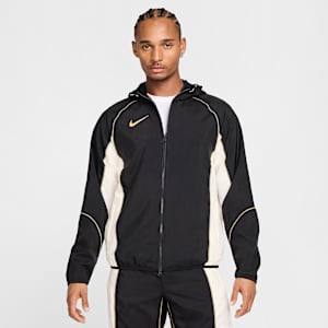 Chamarra de fútbol con gorro repelente al agua para hombre Nike Strike+