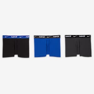 Nike Older Kids' Everyday Cotton Solid Boxer Briefs (3-Pack)