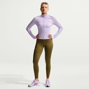 Nike Swift Leggings de running de 7/8 y talle alto con bolsillos - Mujer