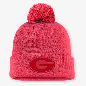 Georgia Primetime Campus Toned Men's Nike College Cuffed Pom Beanie