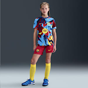 FC Barcelona 2025/26 Stadium Fourth Nike Dri-FIT Replika-Fußballshorts (ältere Kinder)