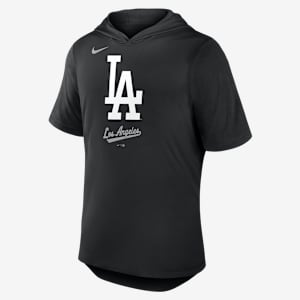 Los Angeles Dodgers Logo Men's Nike Dri-FIT MLB Hooded T-Shirt