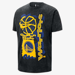 Playera Nike de la NBA Max90 para hombre Golden State Warriors Courtside
