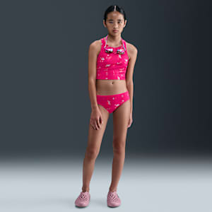 Conjunto de midkini con tirantes cruzados para niña talla grande Nike Swim