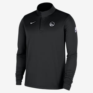 Golden State Warriors Men's Nike Dri-FIT NBA 1/4-Zip Long-Sleeve Top