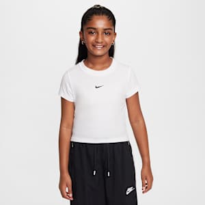 Zkrácené tričko Nike Sportswear pro větší děti (dívky)