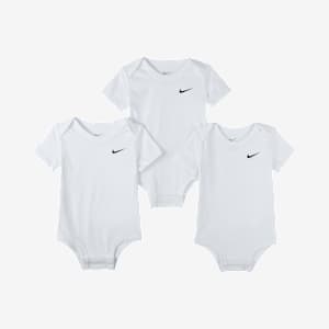 Body Nike Swoosh pro kojence 0–9 měsíců (3 kusy)