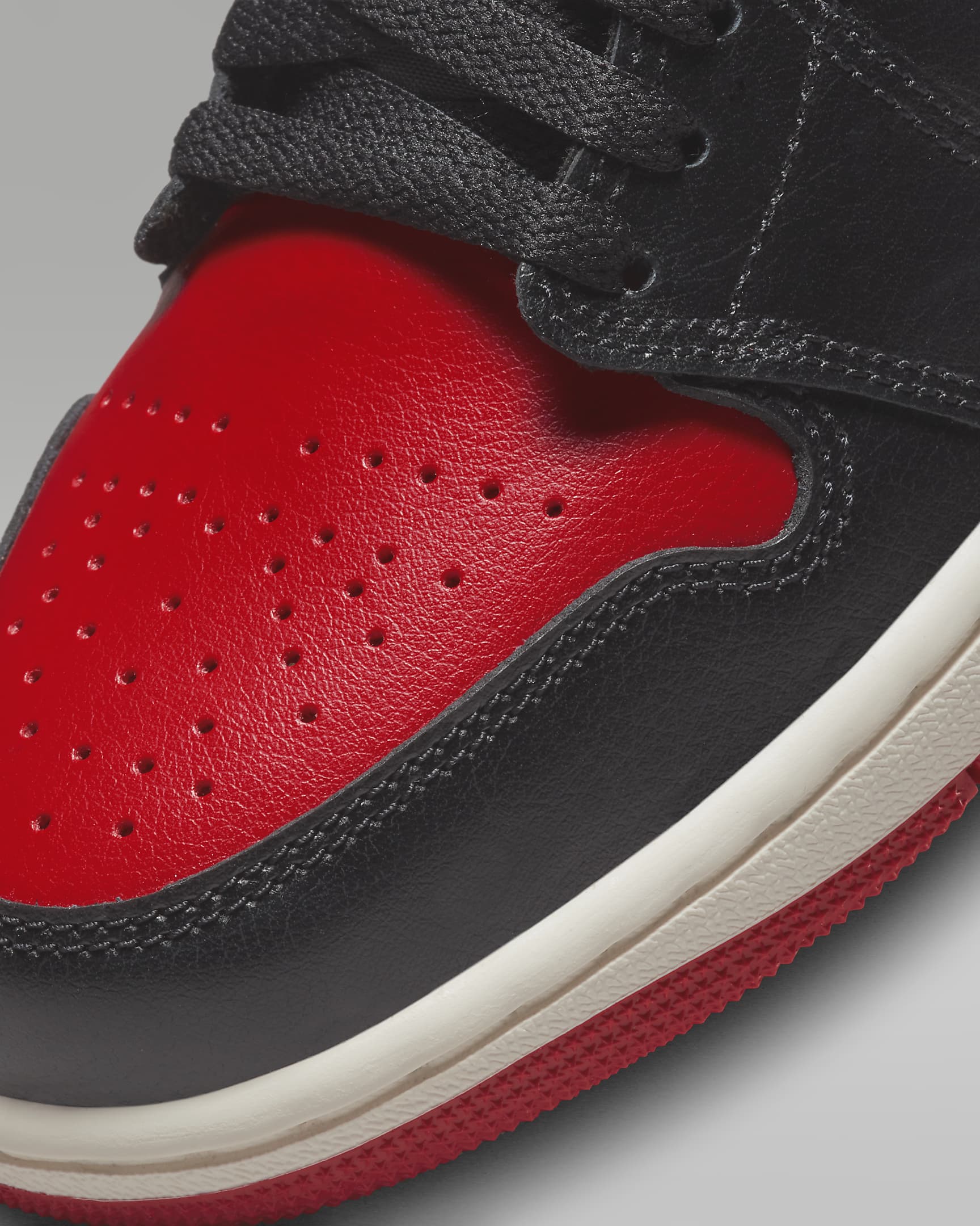 Air Jordan 1 Low Women's Shoes - Black/Sail/Gym Red