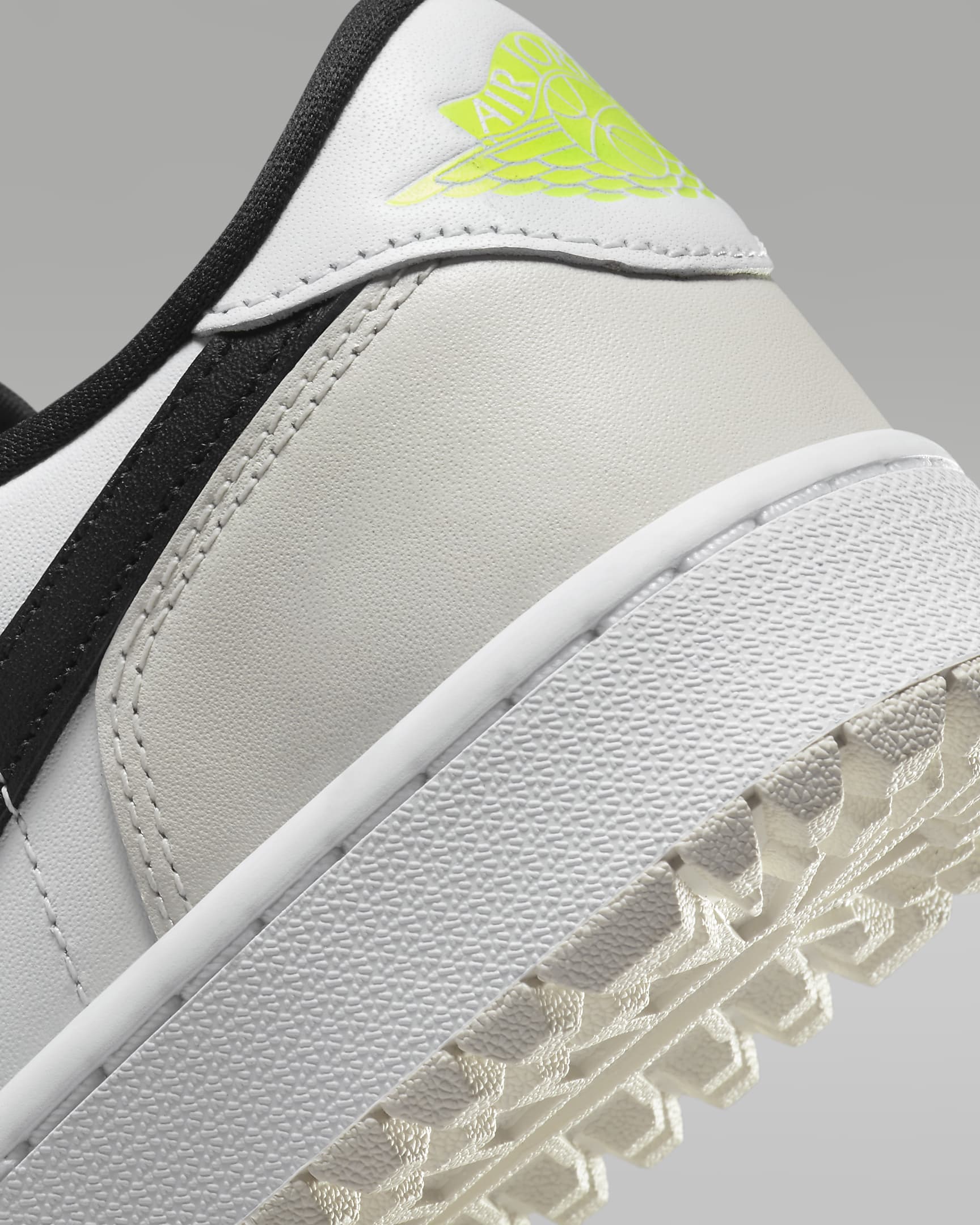 Air Jordan 1 Low G Golf Shoes - White/Phantom/Volt/Black