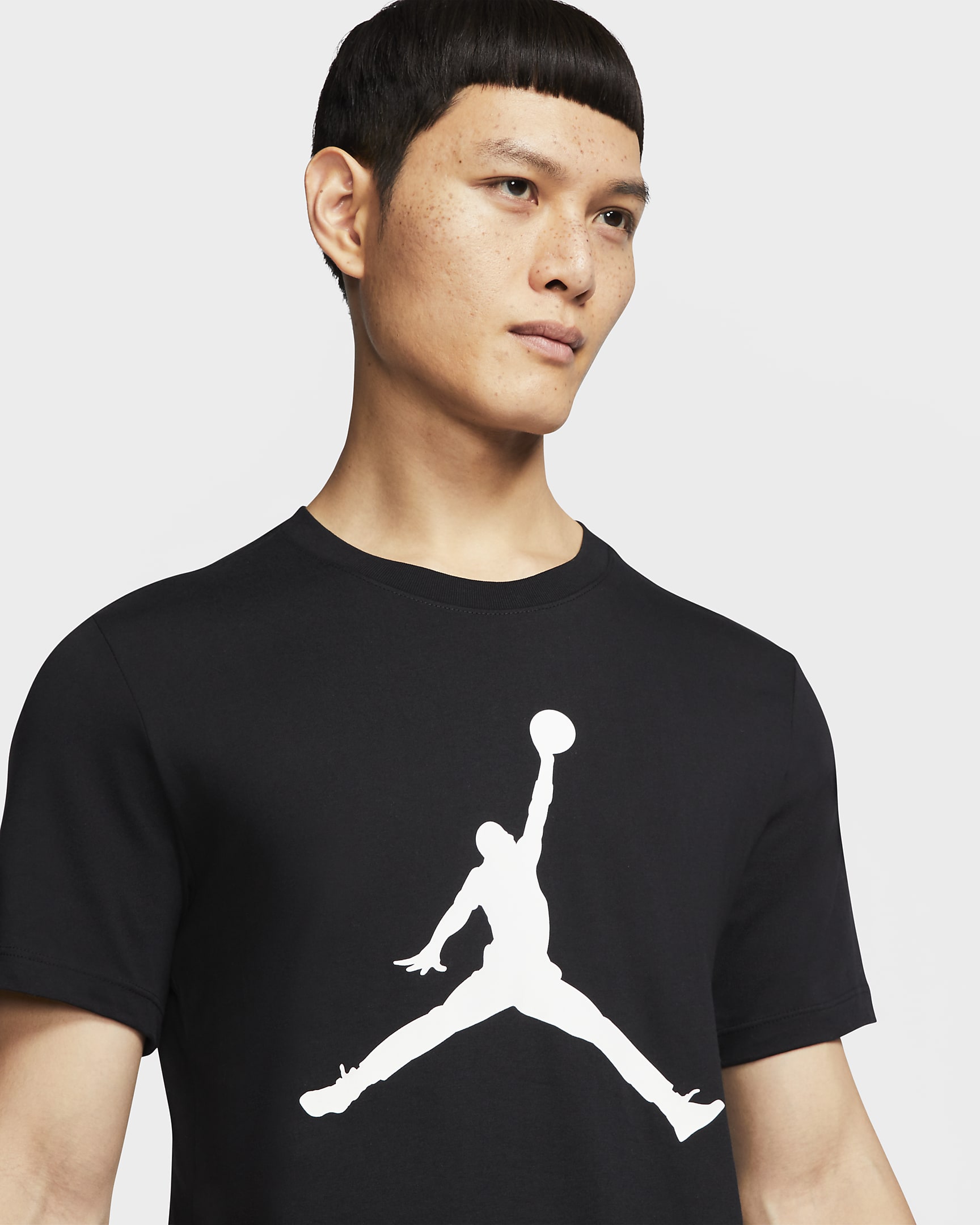 Playera para hombre Jordan Jumpman - Negro/Blanco/Blanco