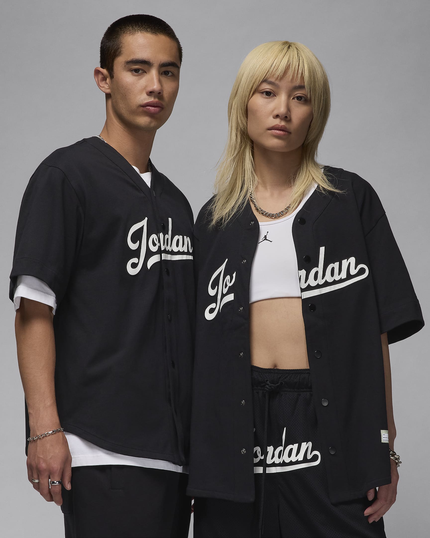 Jordan Flight MVP Men's Baseball Top - Black/White