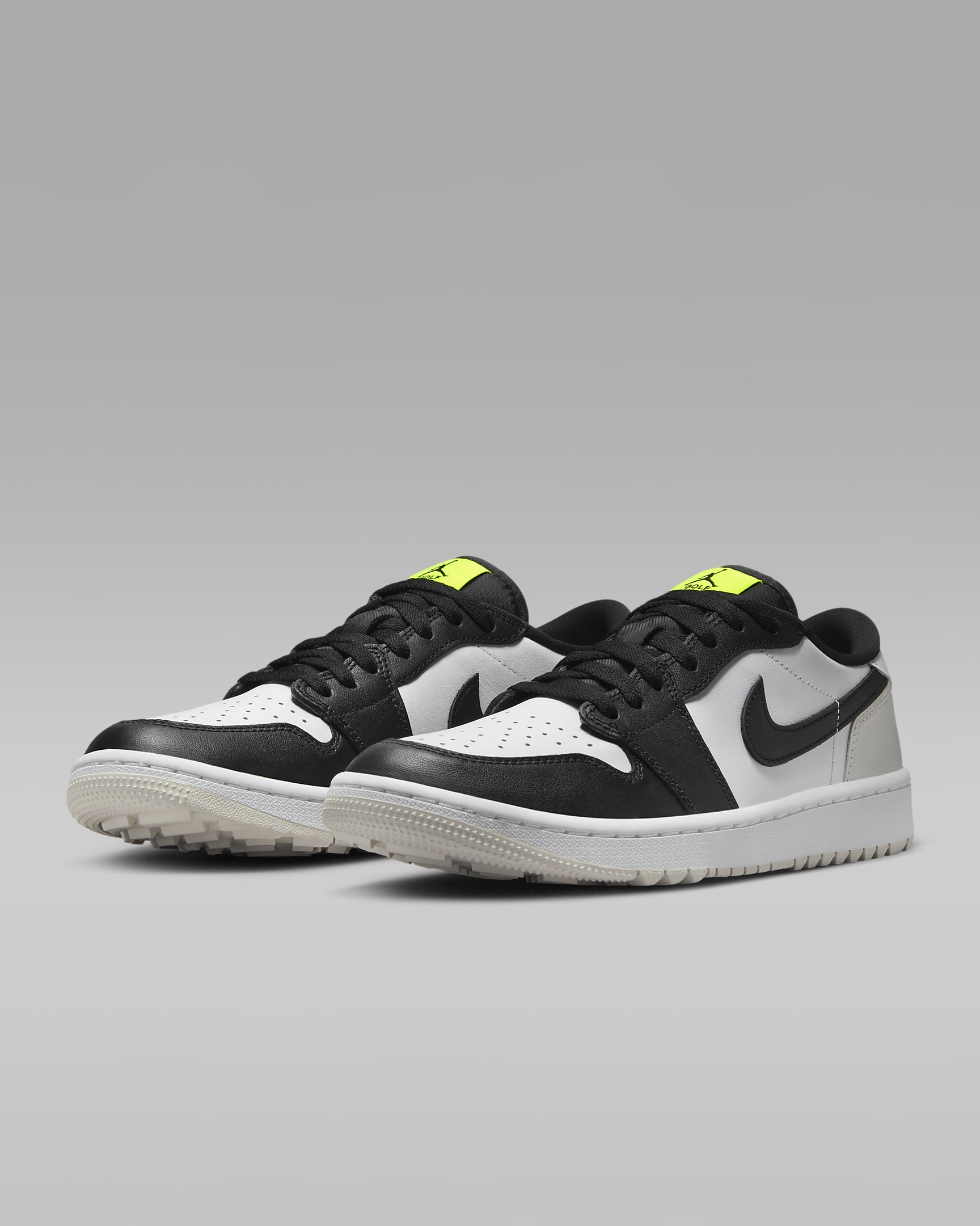 Air Jordan 1 Low G Golf Shoes - White/Phantom/Volt/Black