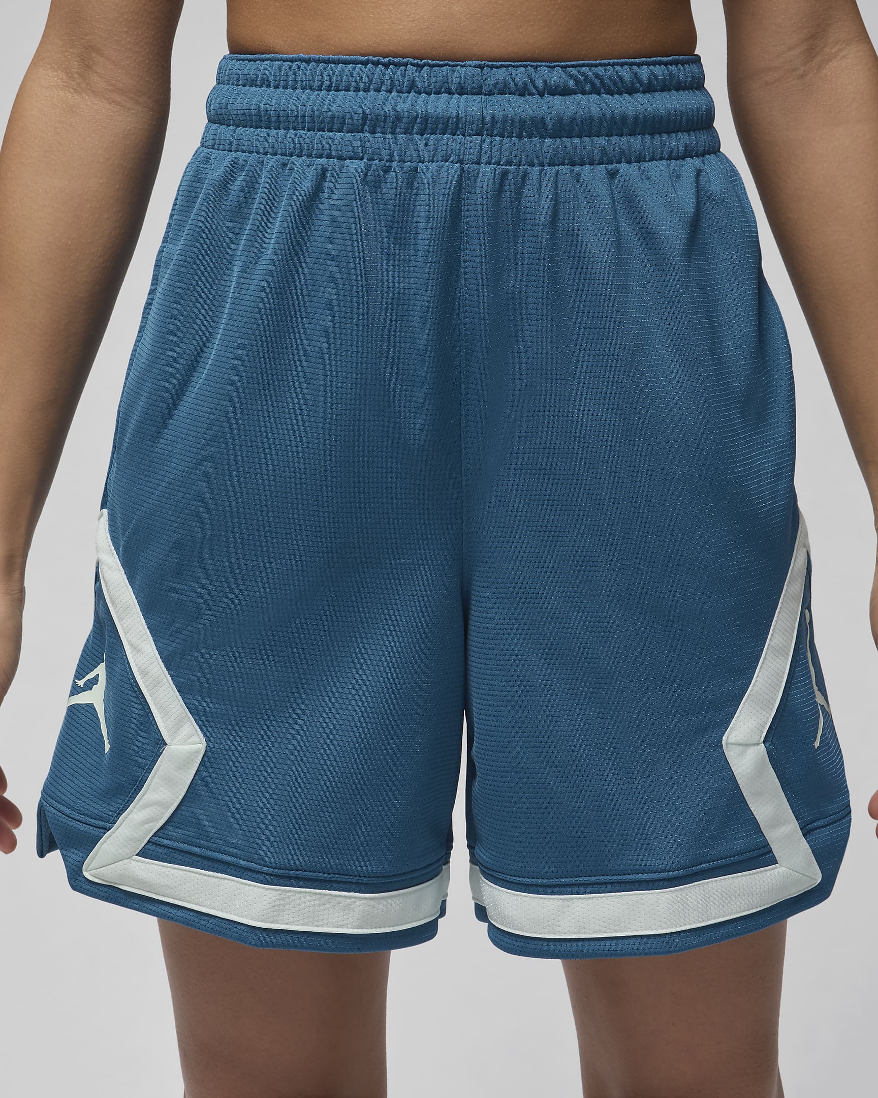 Jordan Sport Women's Diamond Shorts - Industrial Blue/Industrial Blue/Barely Green/Barely Green