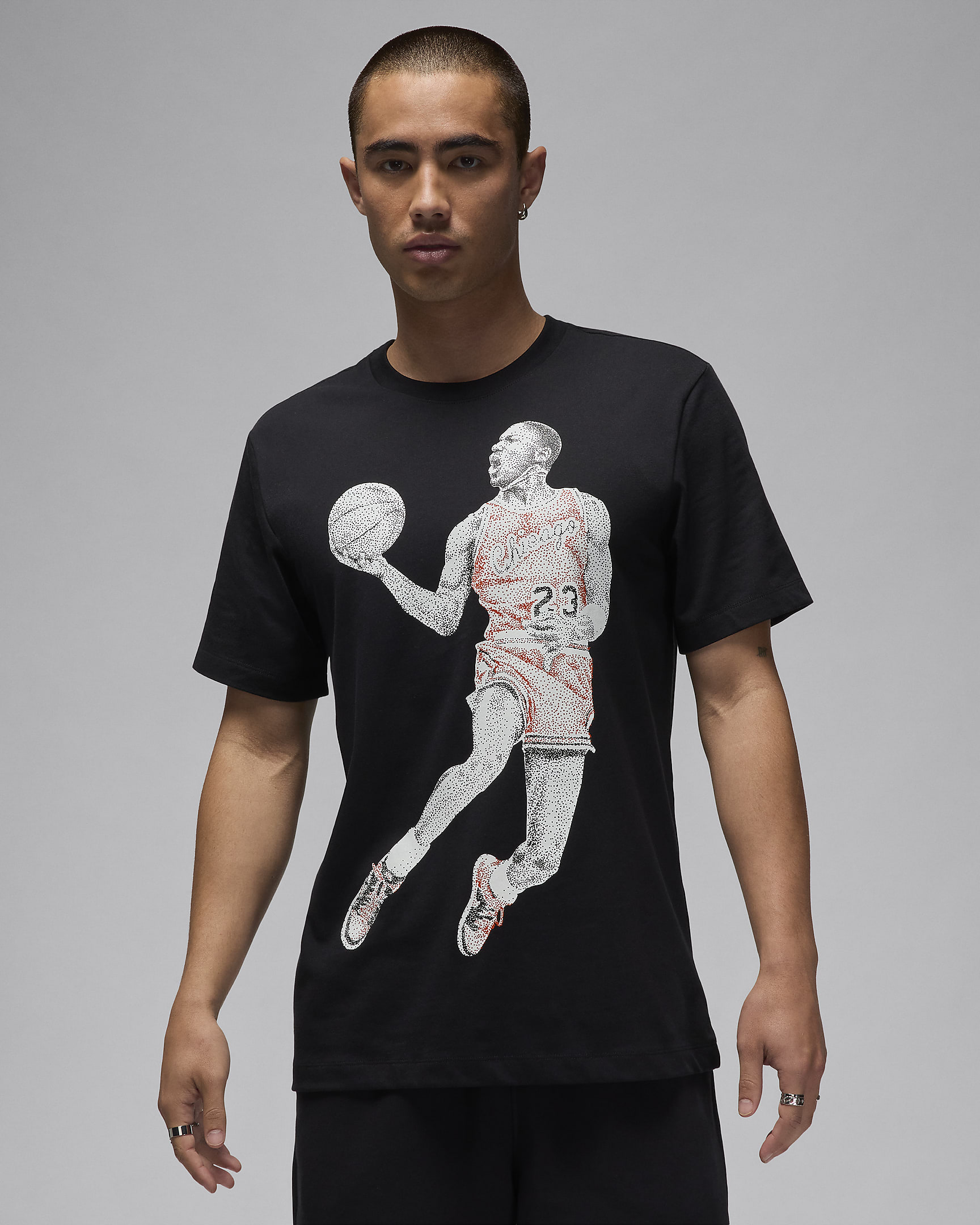 Jordan Men's T-Shirt - Black/Sail