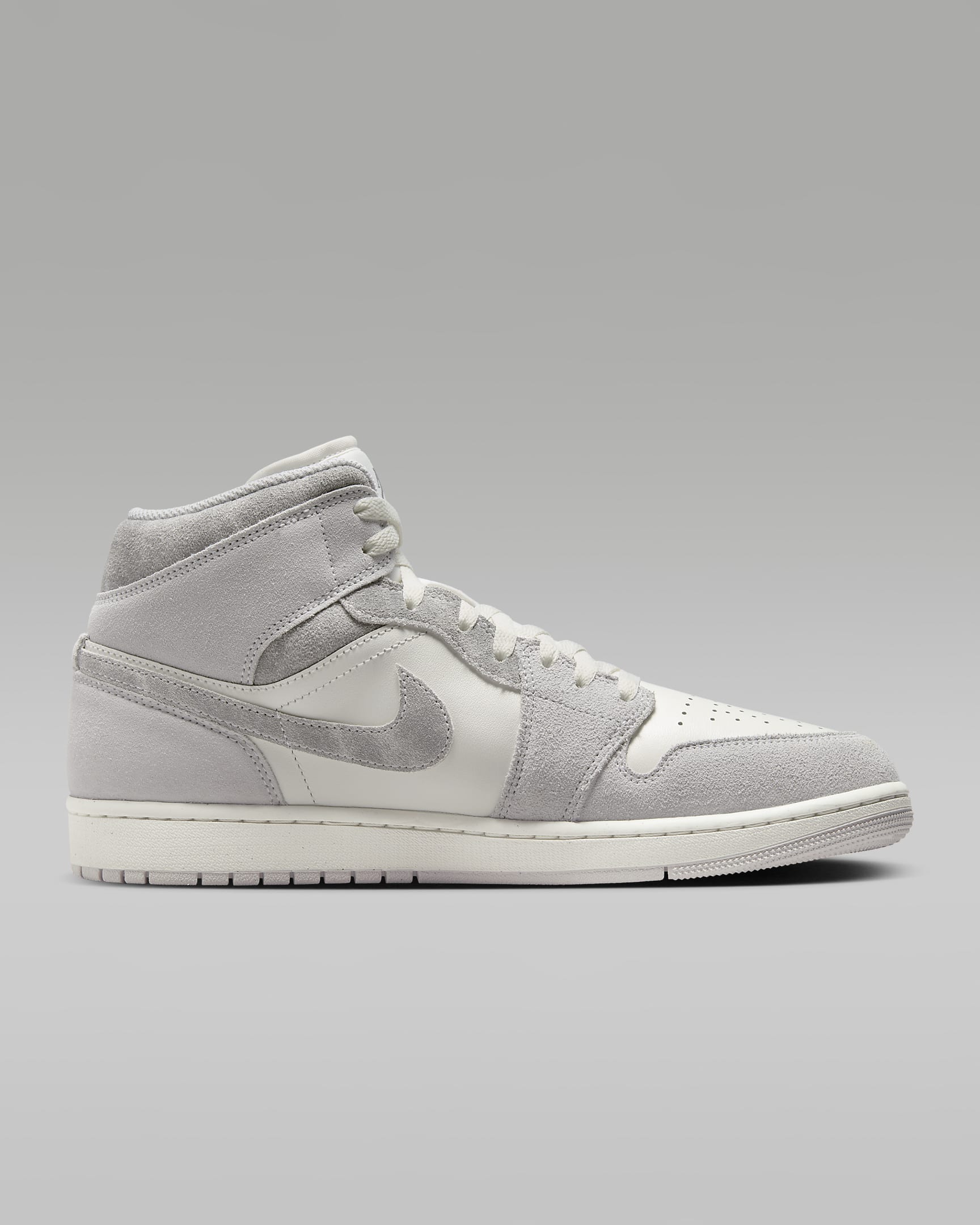 Air Jordan 1 Mid SE-sko til mænd - Neutral Grey/Sail/Smoke Grey