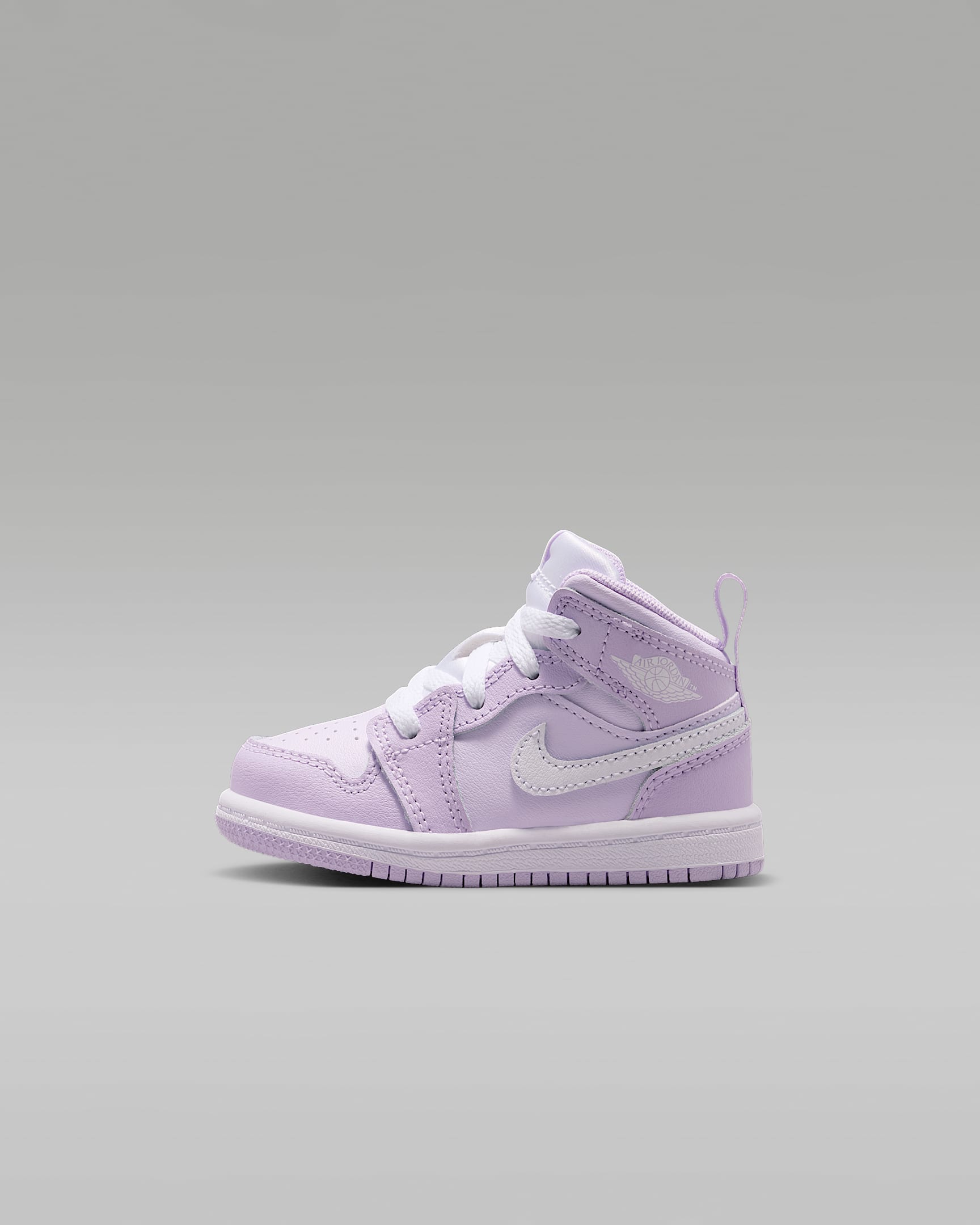 Jordan 1 Mid Baby/Toddler Shoes - Violet Mist/Barely Grape/White
