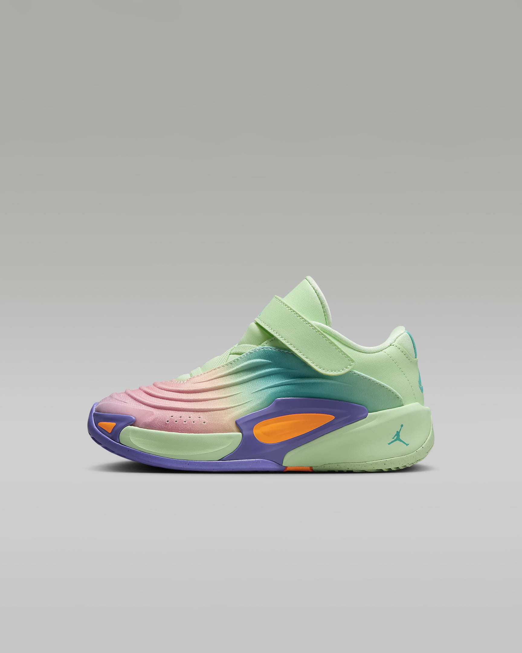 Luka 3 Little Kids' Shoes - Vapor Green/Cone/Psychic Purple/Hyper Jade