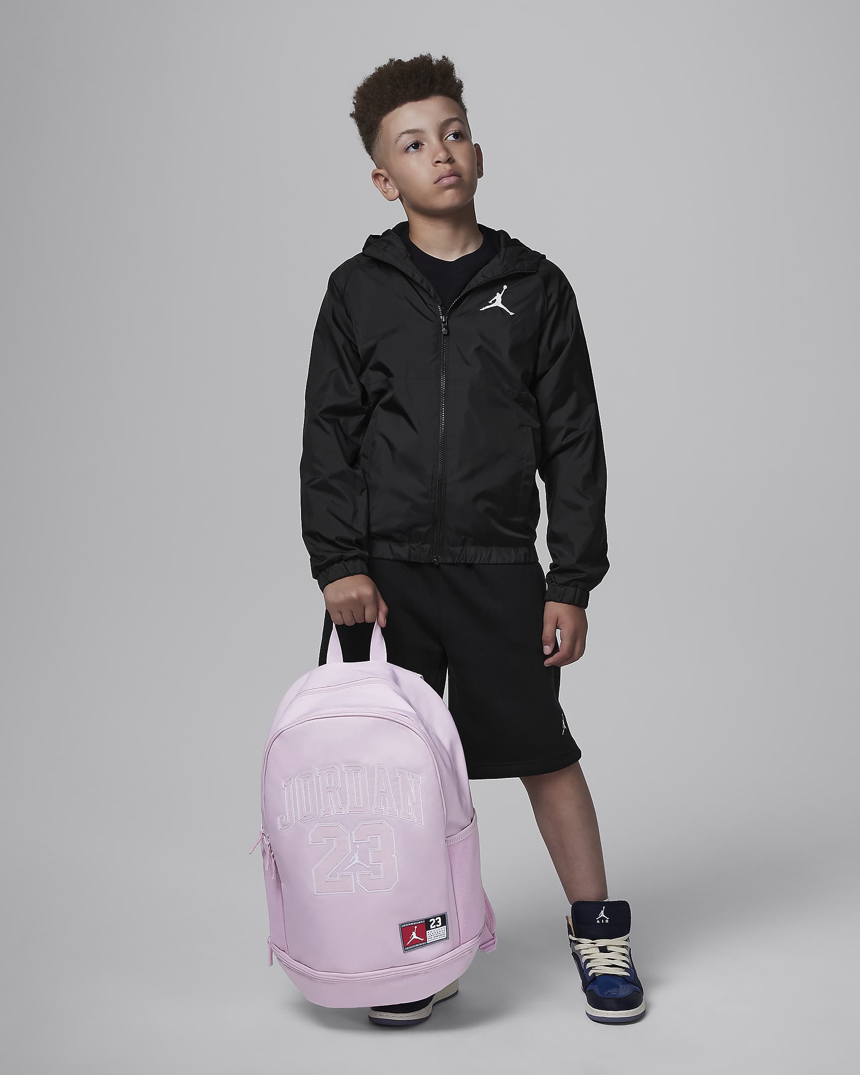 Jordan Jersey Backpack Older Kids' Backpack (27L) - Pink Foam