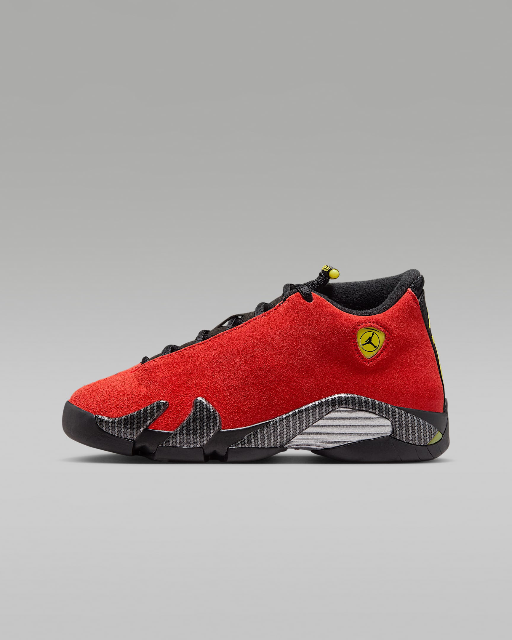 Tenis para niños grandes Air Jordan 14 Retro - Rojo reto/Amarillo vibrante/Antracita/Negro