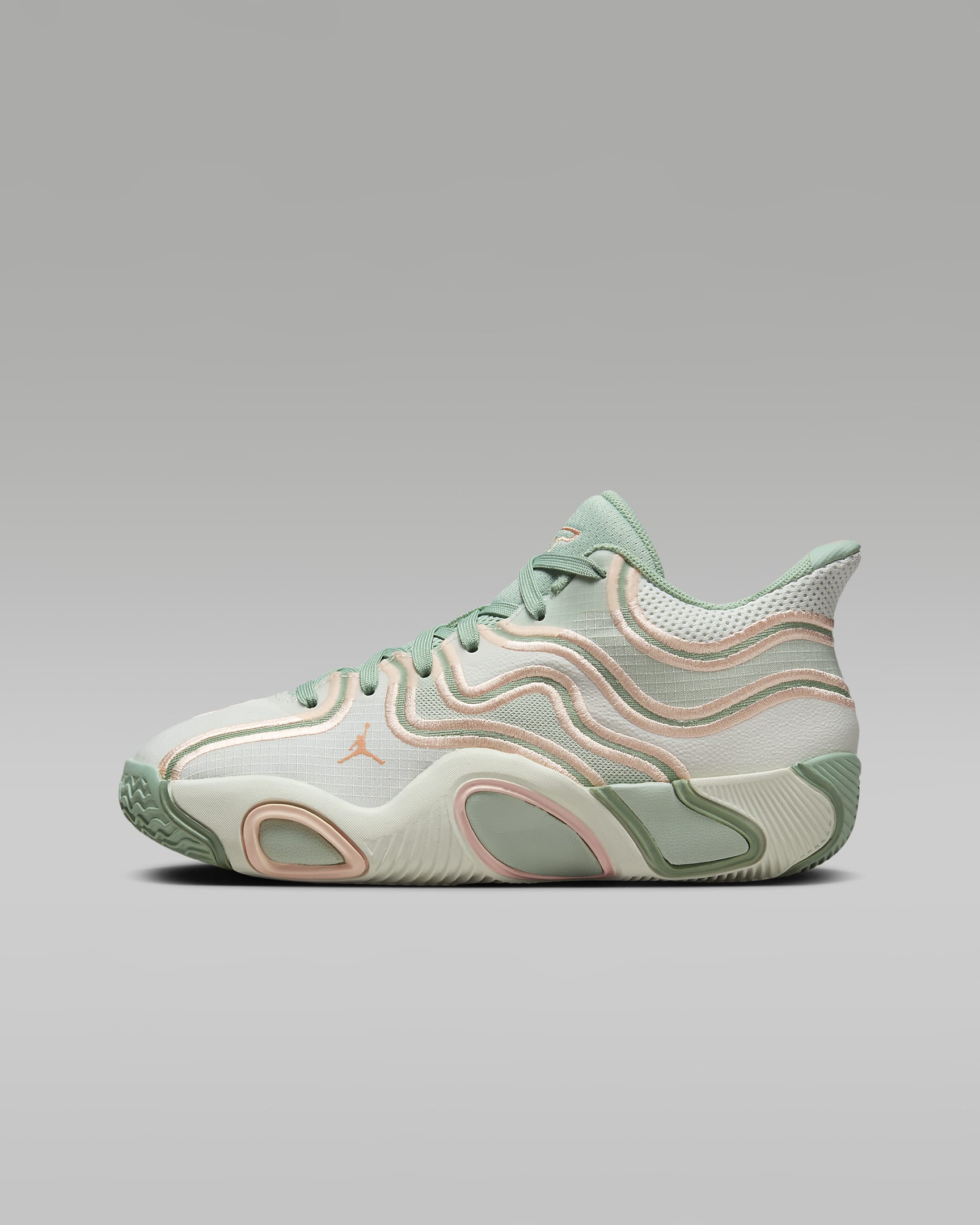 Tatum 3 Older Kids' Basketball Shoes - Seafoam/Spruce Aura/Arctic Orange/Apricot Agate