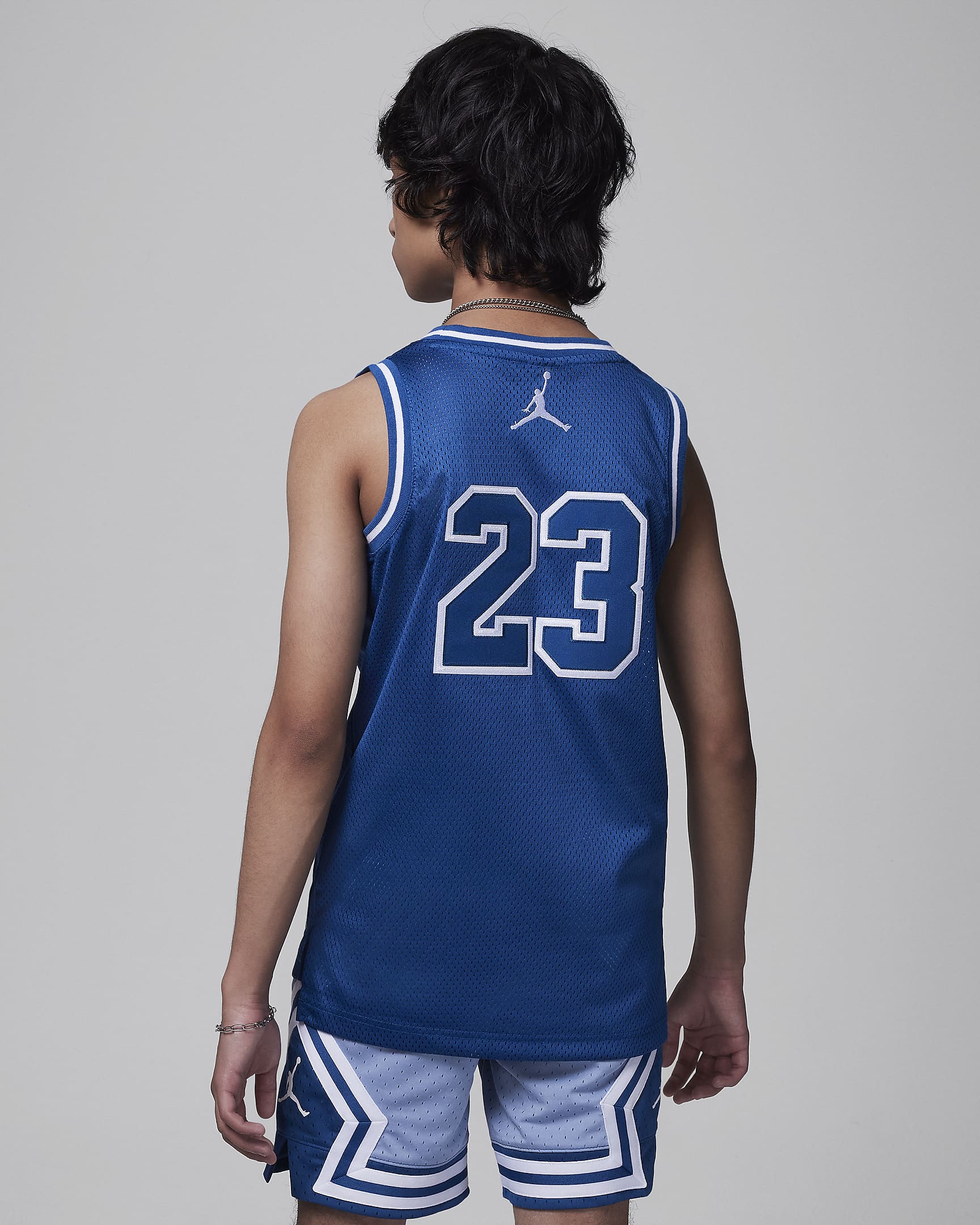 Jordan 23 Jersey Oberteil für ältere Kinder - Industrial Blue